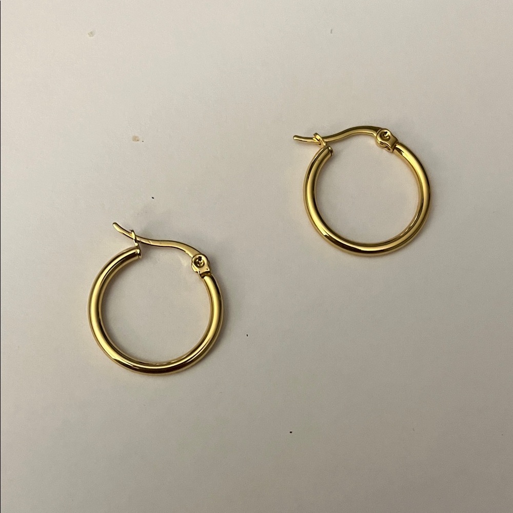 Classic Gold Hoop Earrings